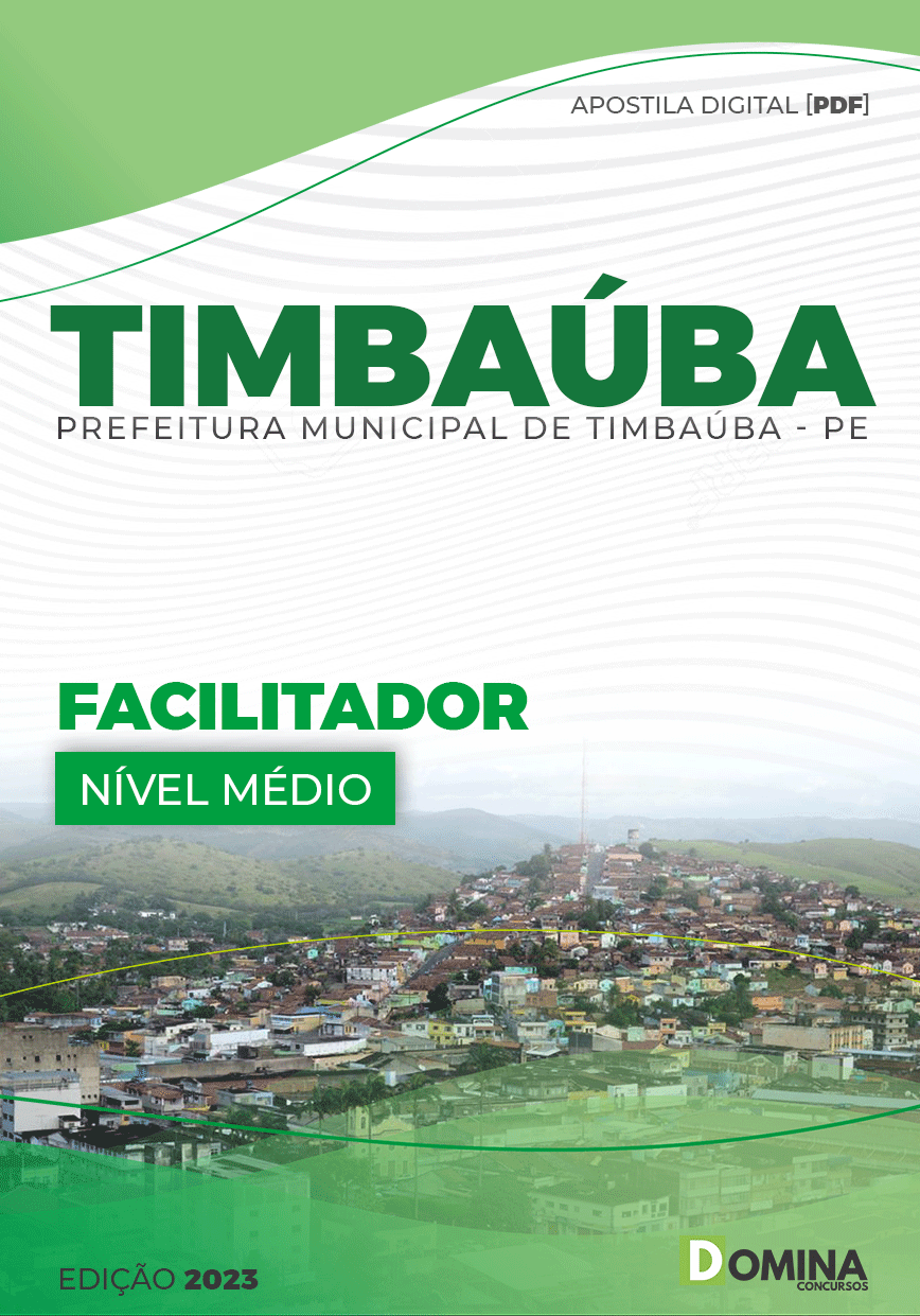 Apostila Concurso Pref Timbaúba PE 2023 Facilitador