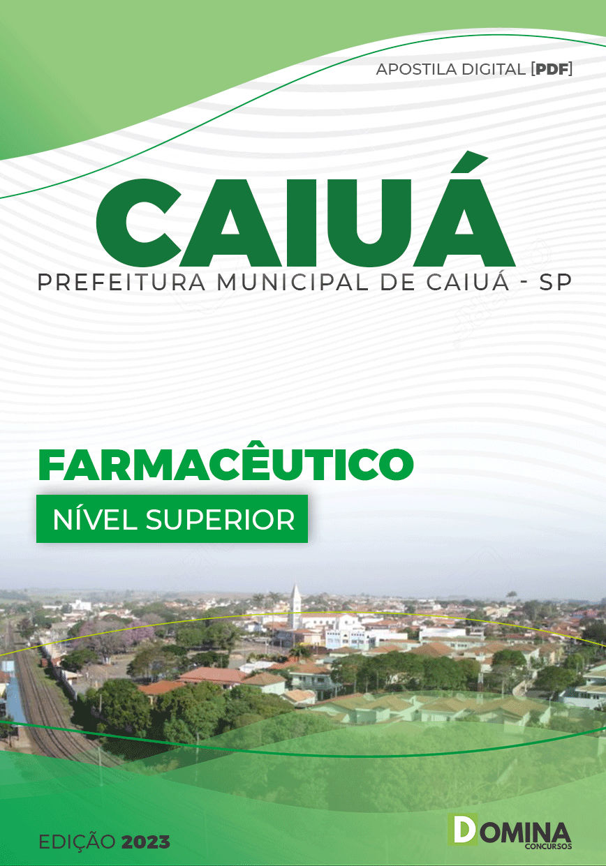 Apostila Concurso Pref Caiuá SP 2023 Farmacêutico