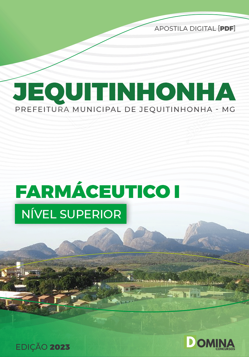 Apostila Pref Jequitinhonha MG 2023 Farmacêutico