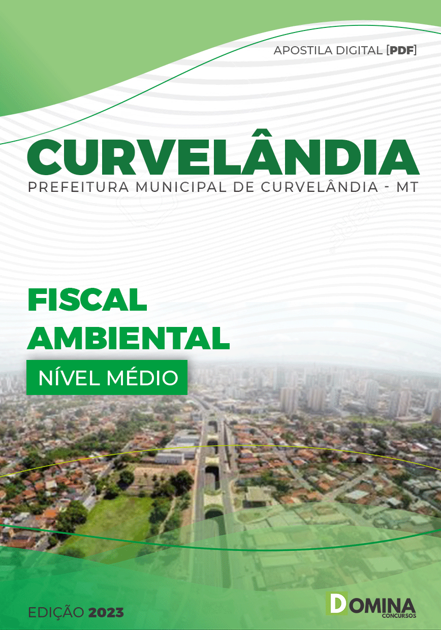 Apostila Pref Curvelândia MT 2023 Fiscal Ambiental