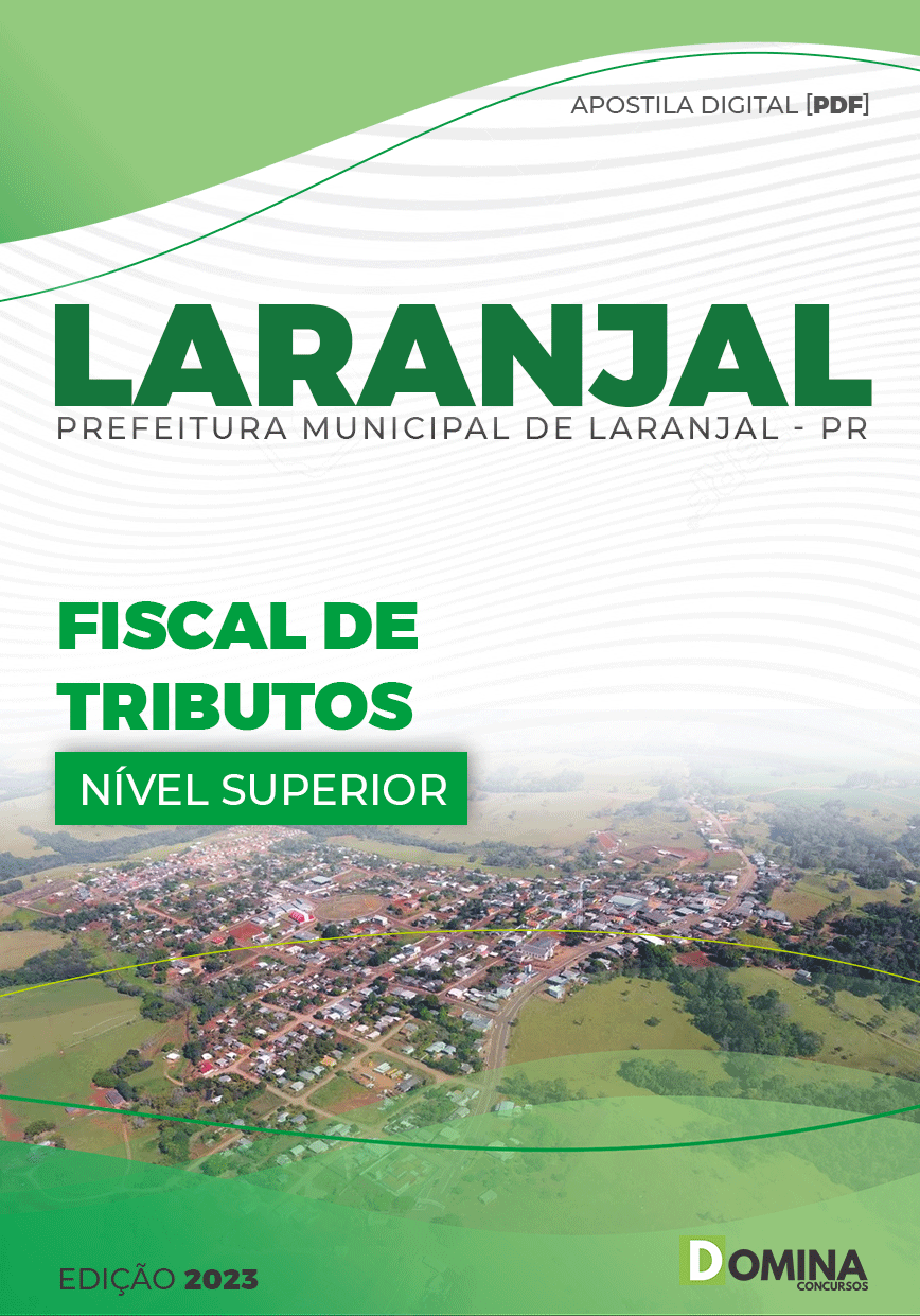 Apostila Concurso Pref Laranjal PR 2023 Fiscal Tributos