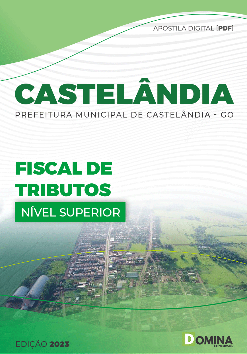 Apostila Pref Castelândia GO 2023 Fiscal Tributos Municipais