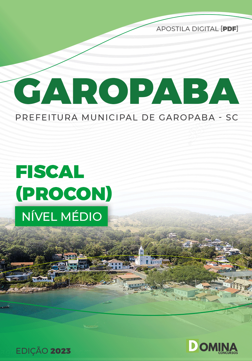 Apostila Concurso Pref Garopaba SC 2023 Fiscal Procon