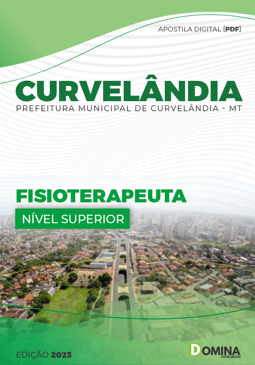 Apostila Digital Pref Curvelândia MT 2023 Fisioterapeuta