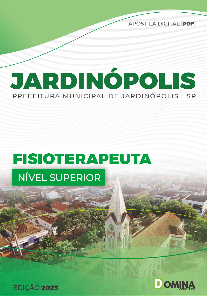 Apostila Digital Pref Jardinópolis SP 2023 Fisioterapeuta