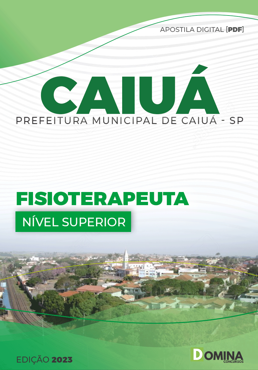 Apostila Concurso Pref Caiuá SP 2023 Fisioterapeuta