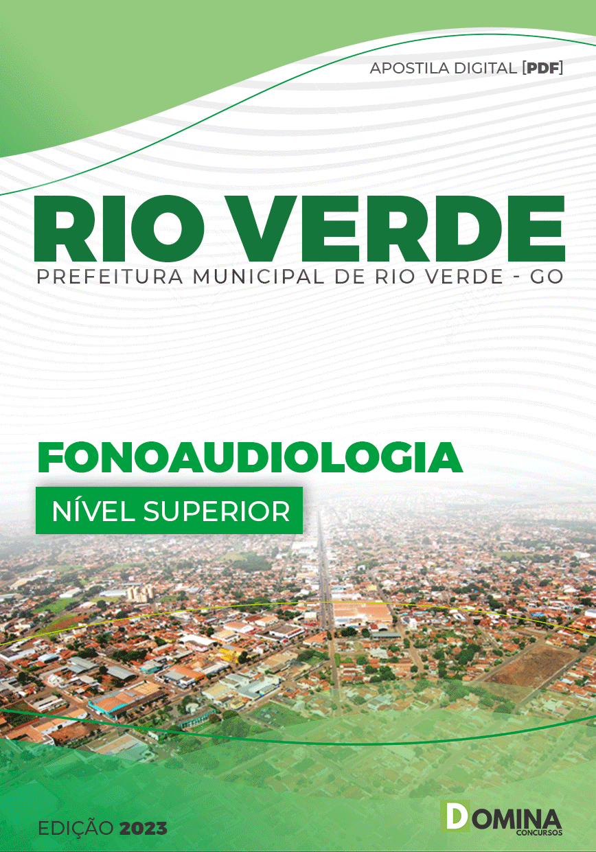 Apostila Concurso Pref Rio Verde GO 2023 Fonoaudiologia