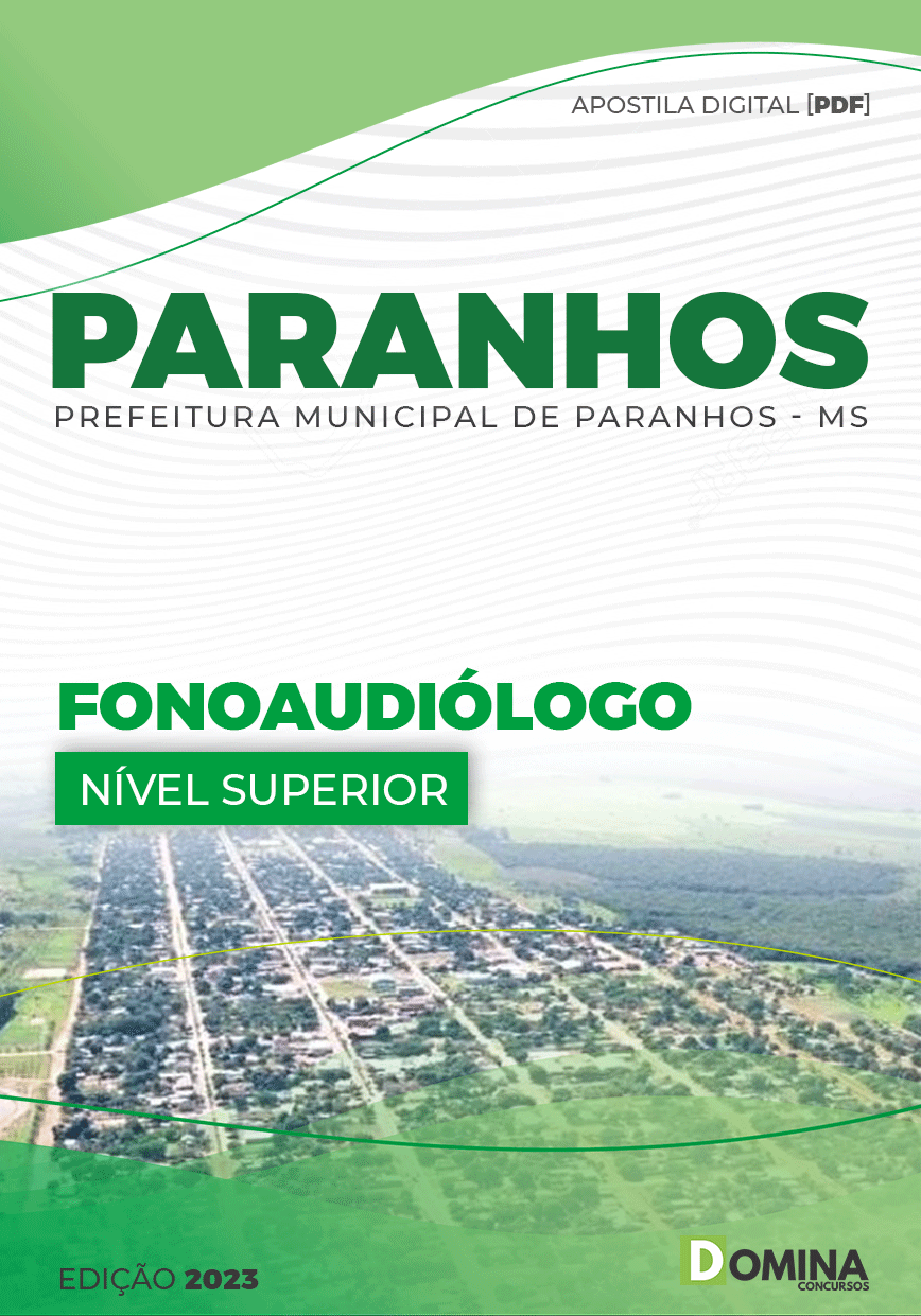Apostila Concurso Pref Paranhos MS 2023 Fonoaudiólogo