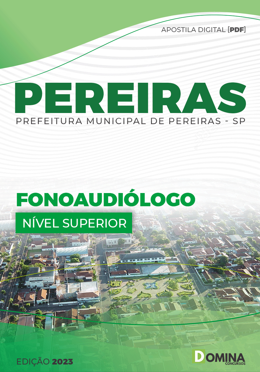 Apostila Concurso Pref Pereiras SP 2023 Fonoaudiólogo