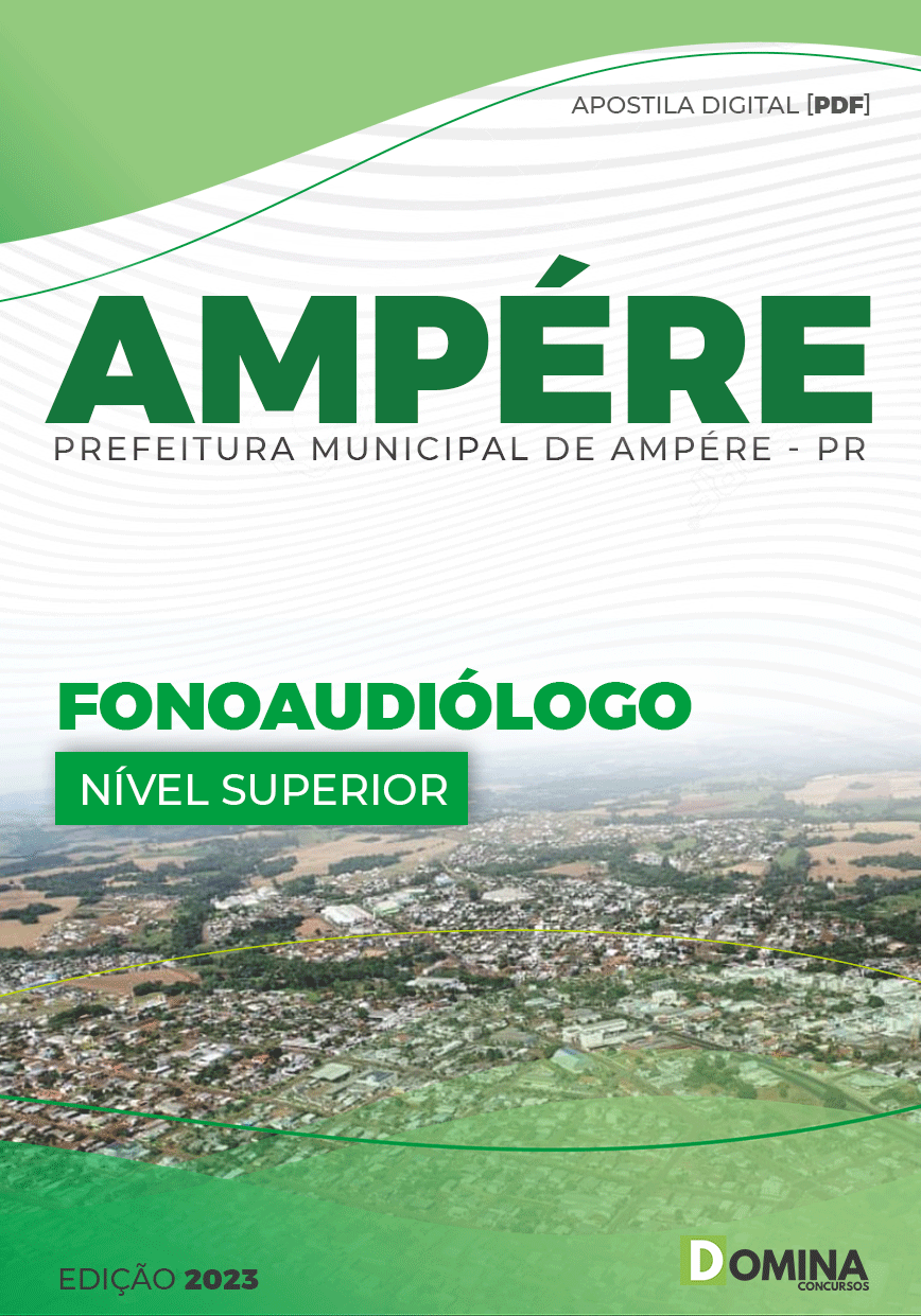 Apostila Concurso Pref Ampére PR 2023 Fonoaudiólogo