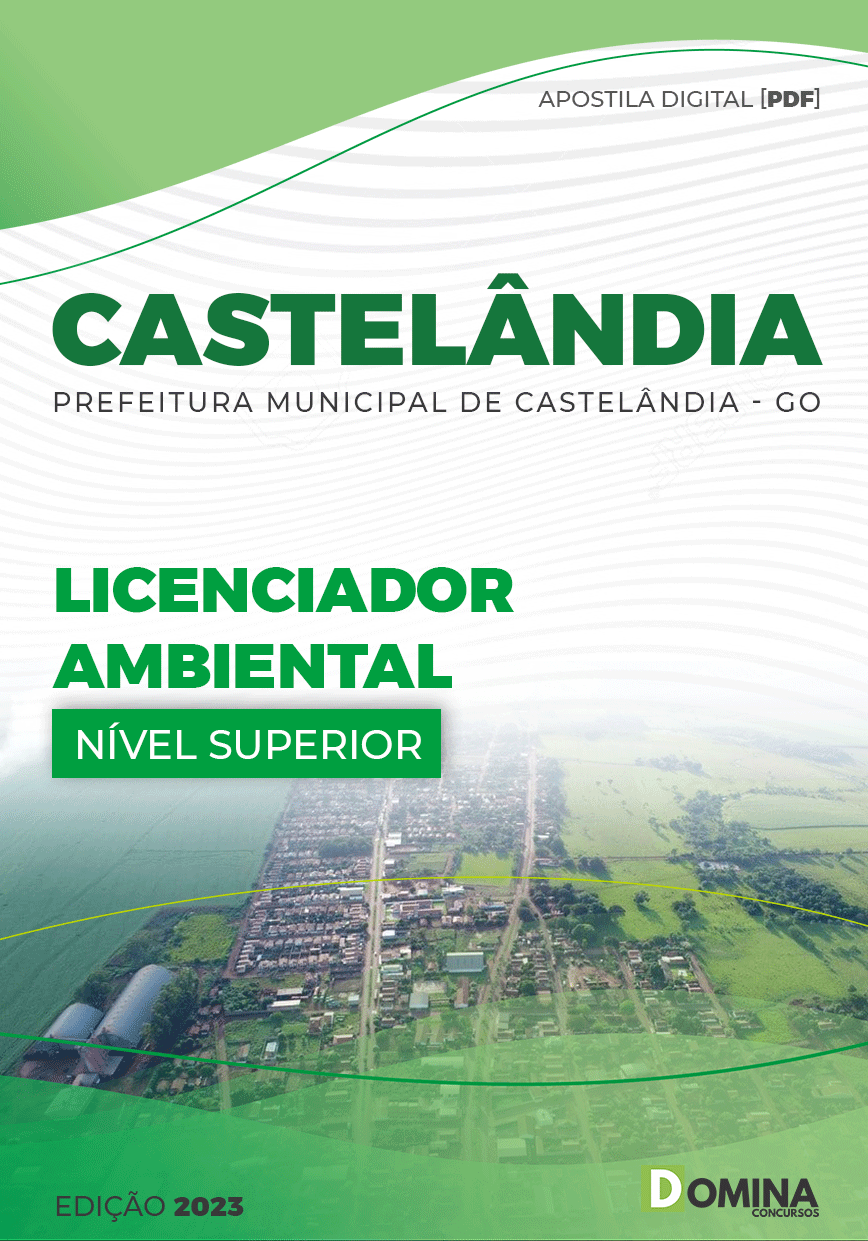 Apostila Pref Castelândia GO 2023 Licenciador Ambiental