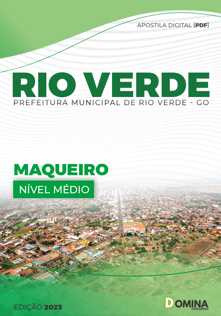 Apostila Concurso Pref Rio Verde GO 2023 Maqueiro