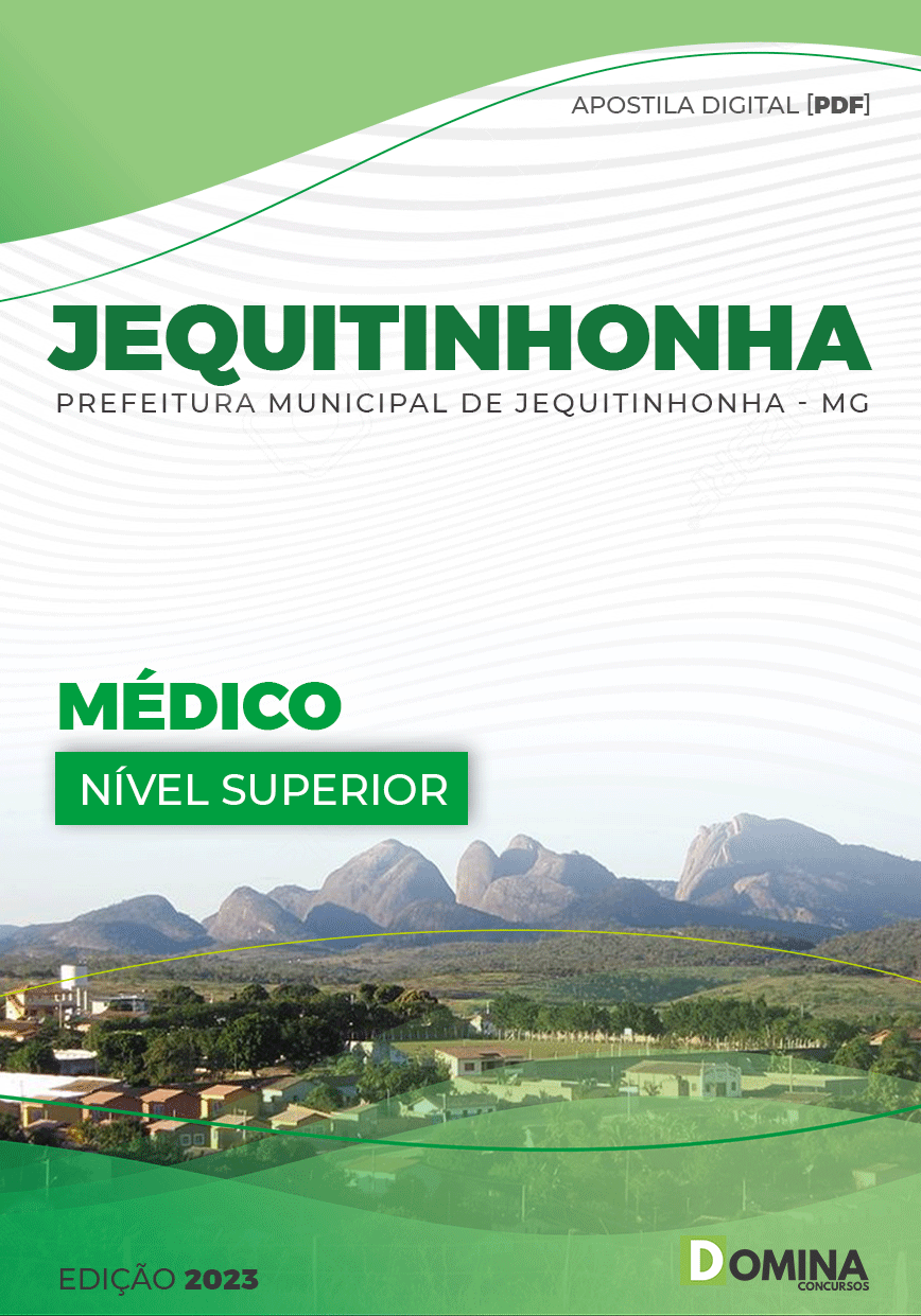 Apostila Digital Pref Jequitinhonha MG 2023 Médico