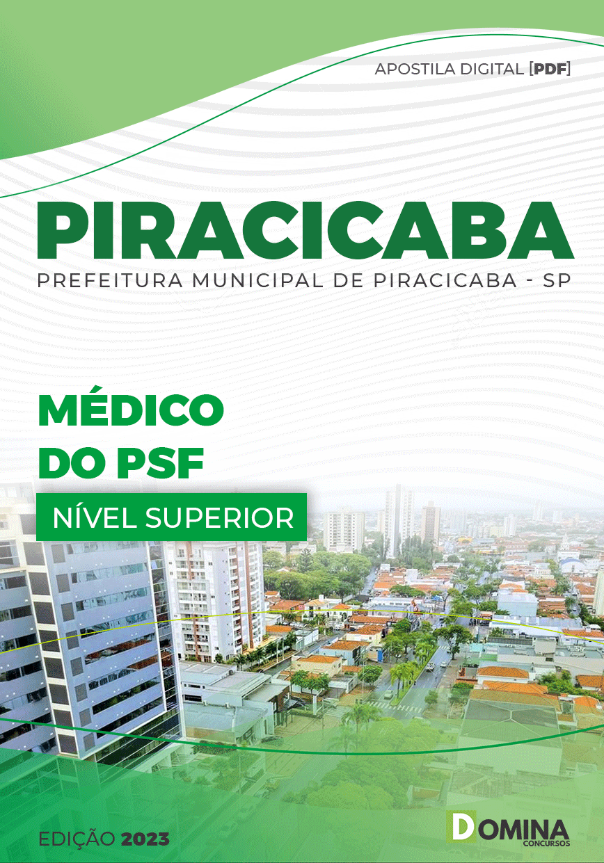 Apostila Digital Pref Piracicaba SP 2023 Médico PSF