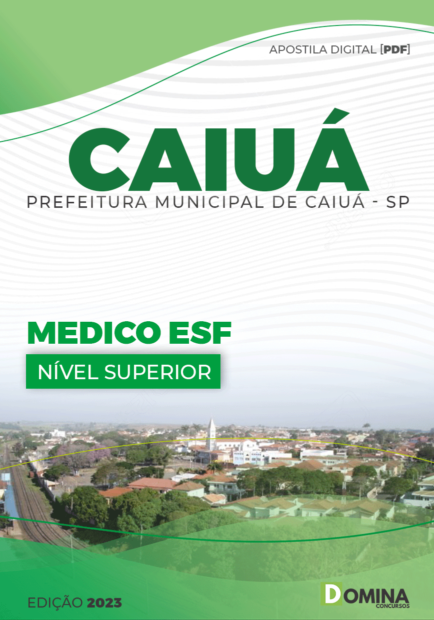 Apostila Concurso Pref Caiuá SP 2023 Médico ESF