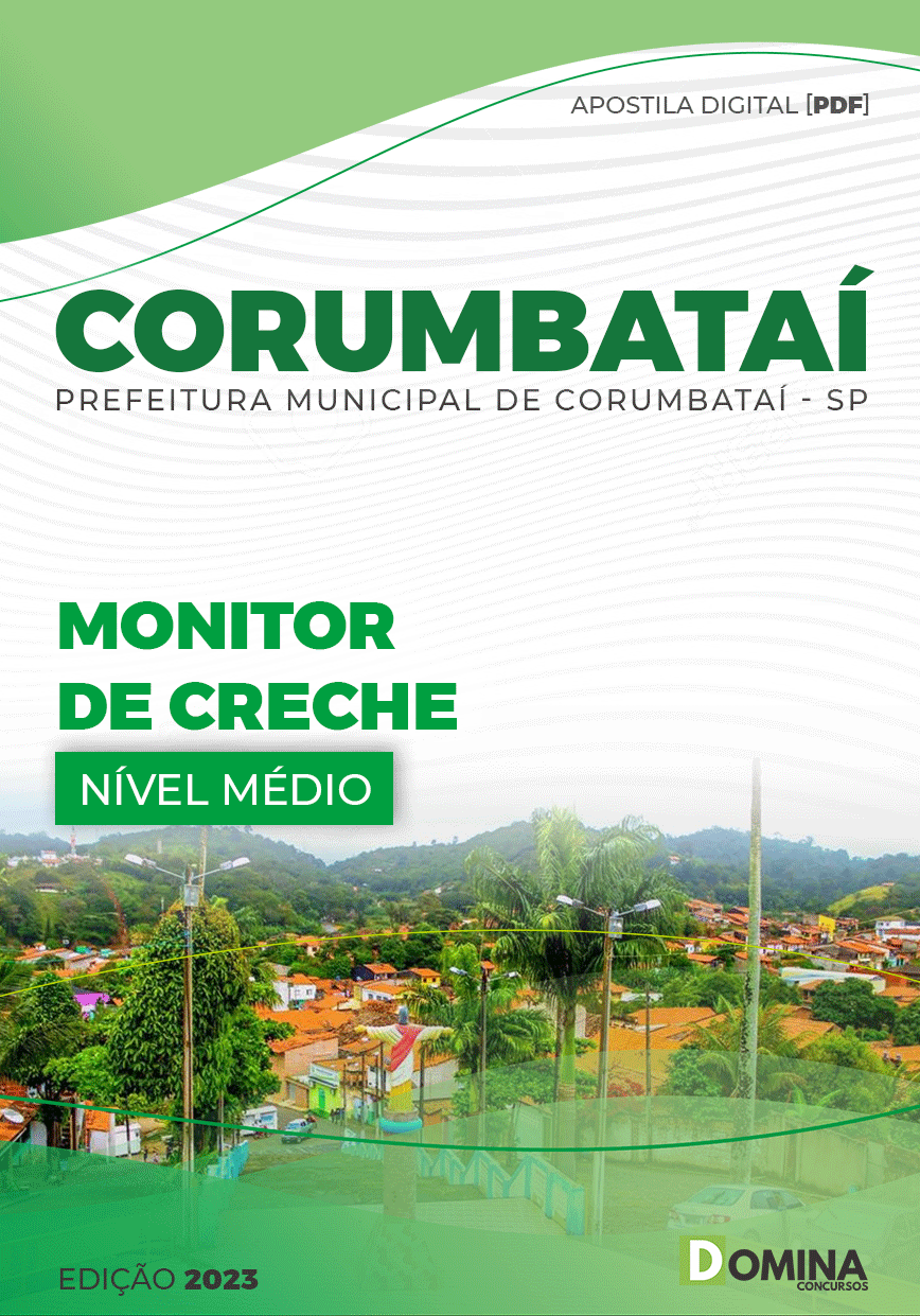 Apostila Digital Pref Corumbataí SP 2023 Monitor Creche