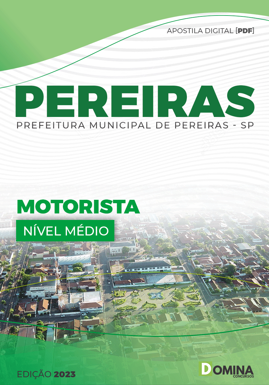 Apostila Concurso Pref Pereiras SP 2023 Motorista