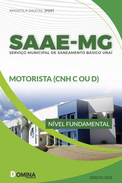 Apostila Digital Concurso SAAE MG 2023 Motorista