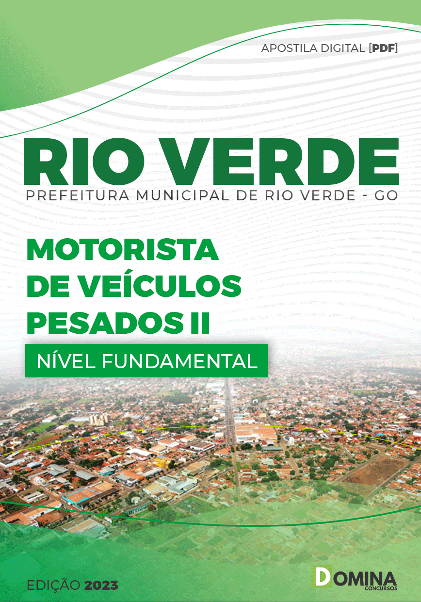 Apostila Pref Rio Verde GO 2023 Motorista Veículos Pesados II