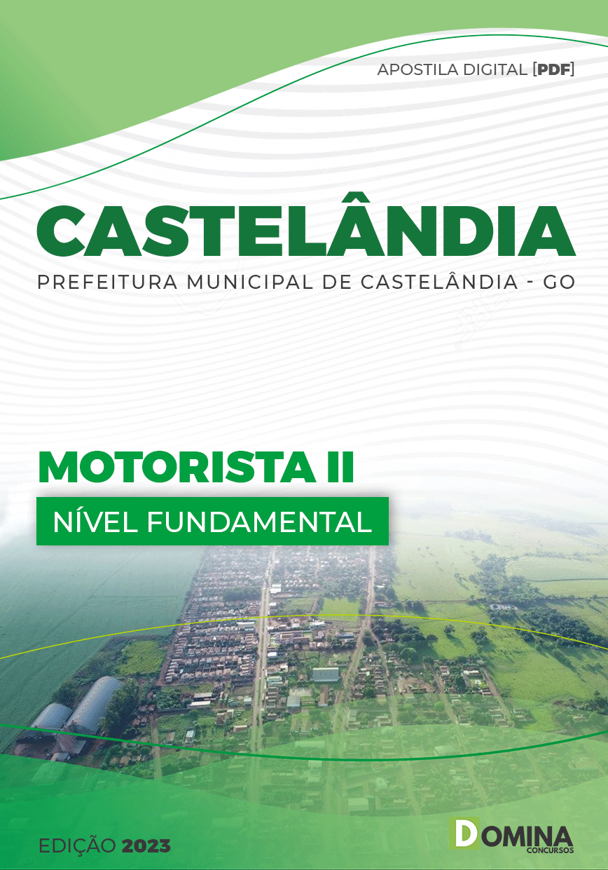 Apostila Concurso Pref Castelândia GO 2023 Motorista II