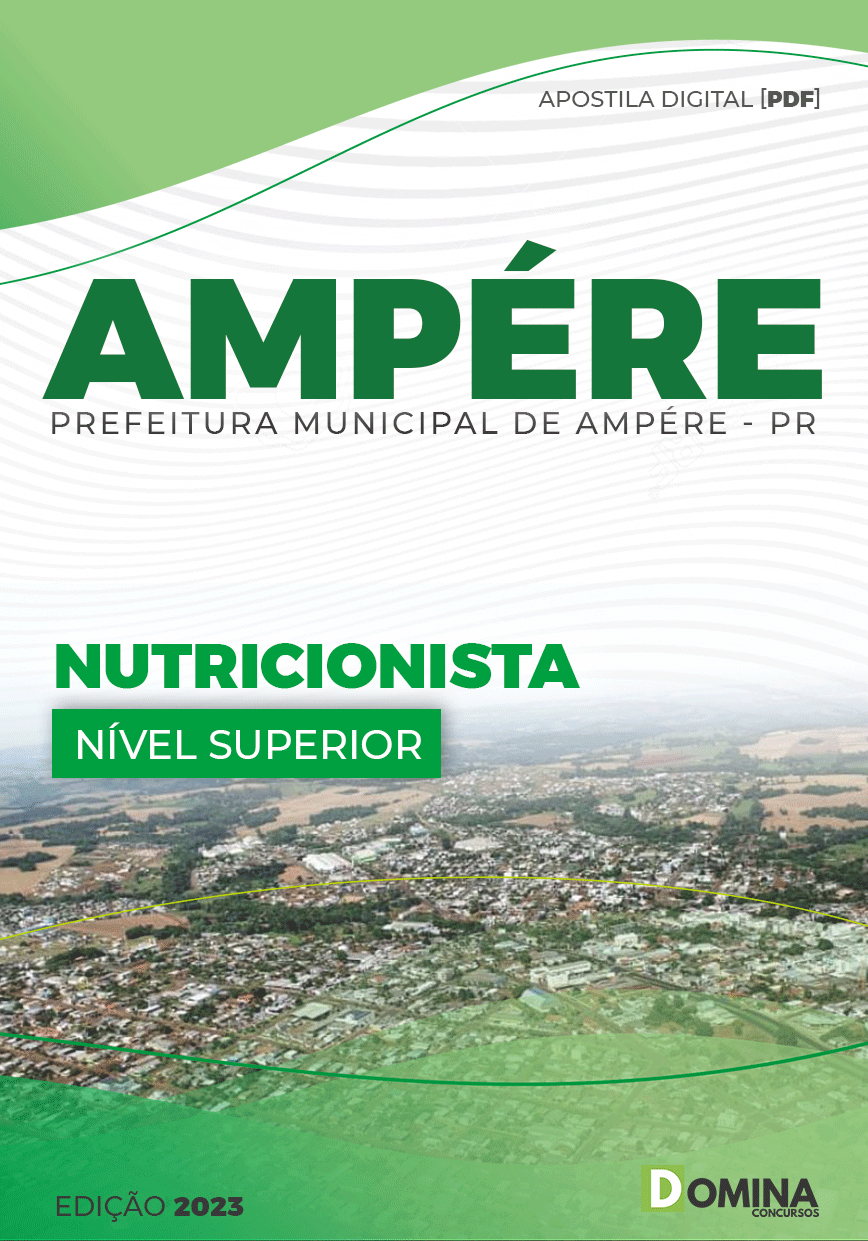 Apostila Concurso Pref Ampére PR 2023 Nutricionista