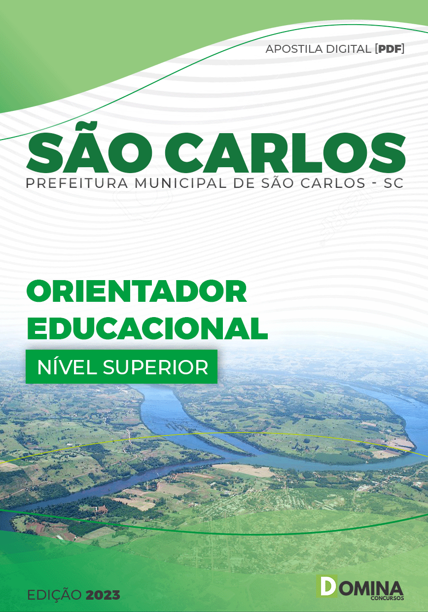 Apostila Digital Pref São Carlos SC 2023 Orientador Educacional