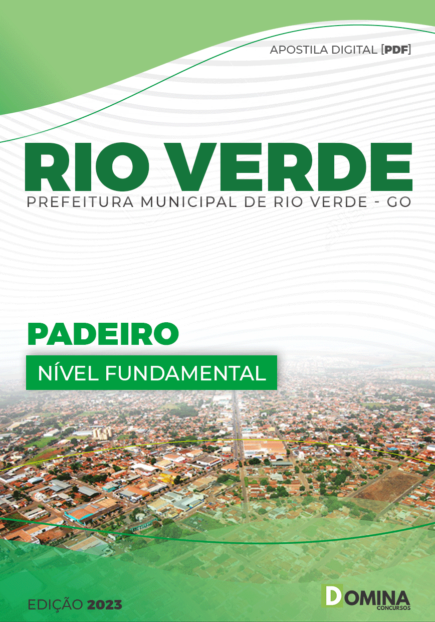 Apostila Concurso Pref Rio Verde GO 2023 Padeiro