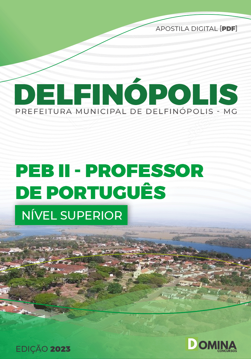 Apostila Pref Delfinópolis MG 2023 PEB II Professor Português