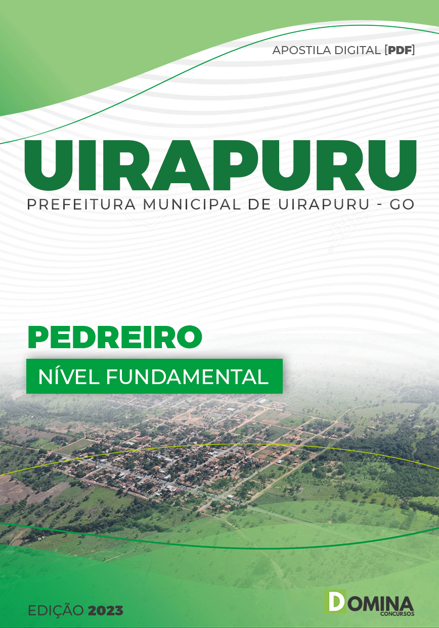 Apostila Concurso Pref Uirapuru GO 2023 Pedreiro