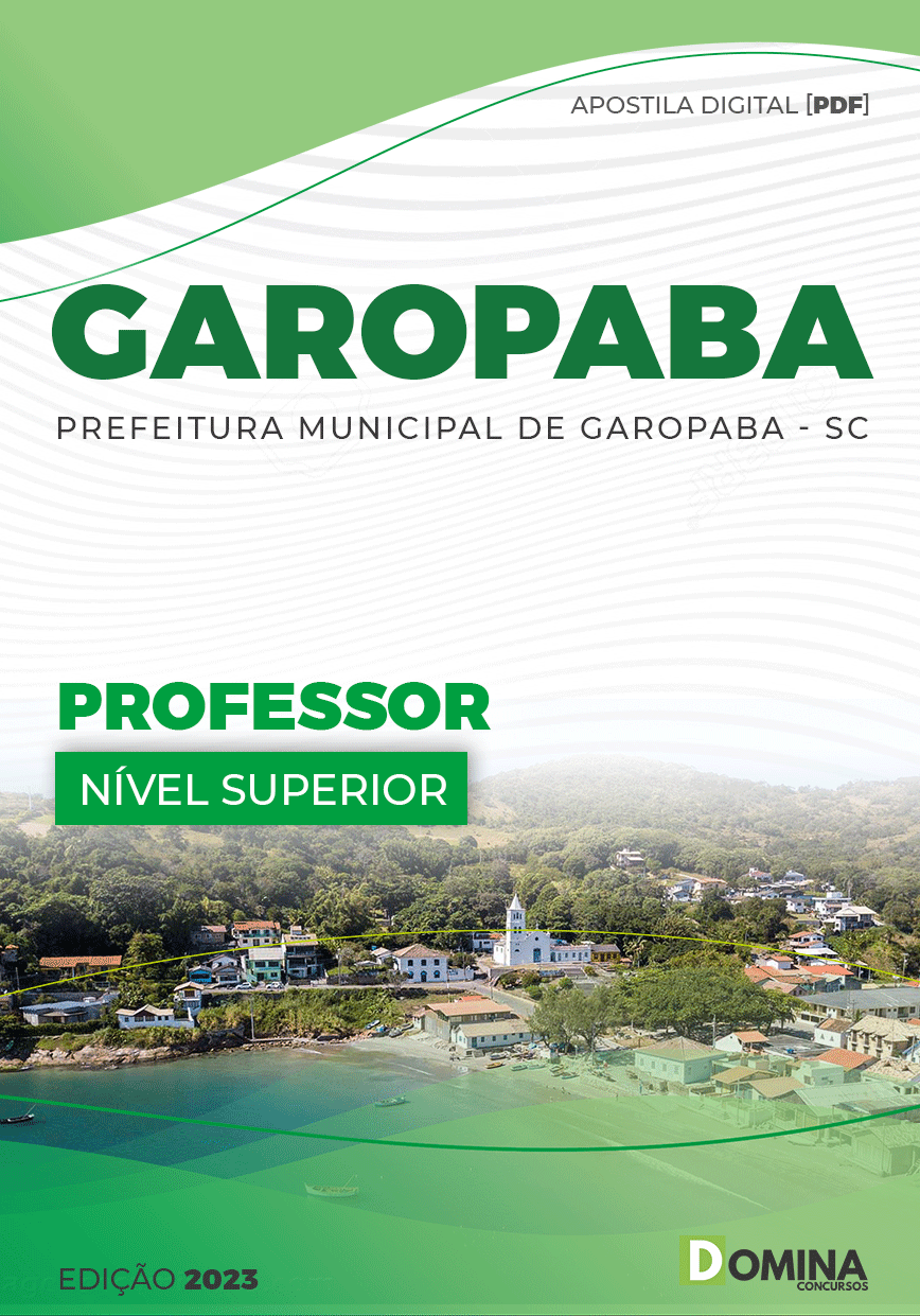 Apostila Concurso Pref Garopaba SC 2023 Professor