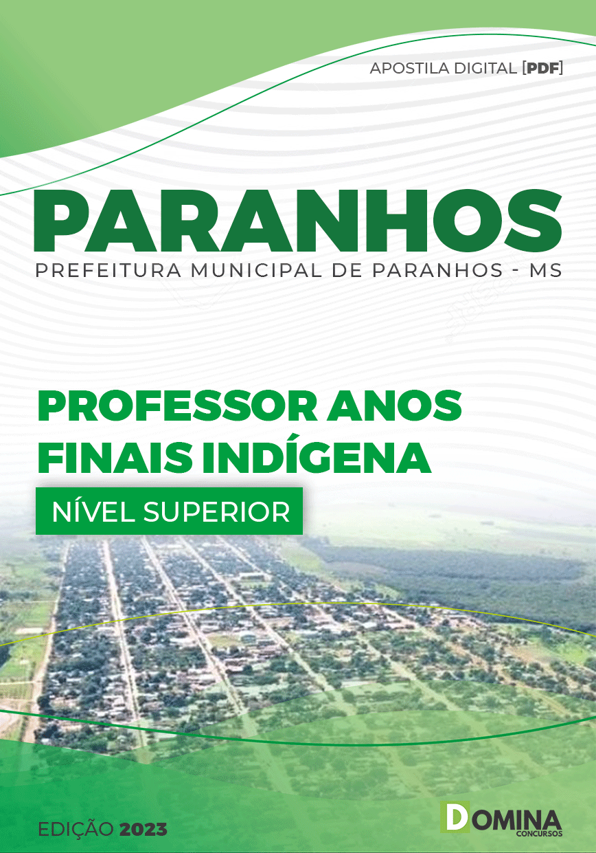 Apostila Pref Paranhos MS 2023 Professor Anos Finais Indígena