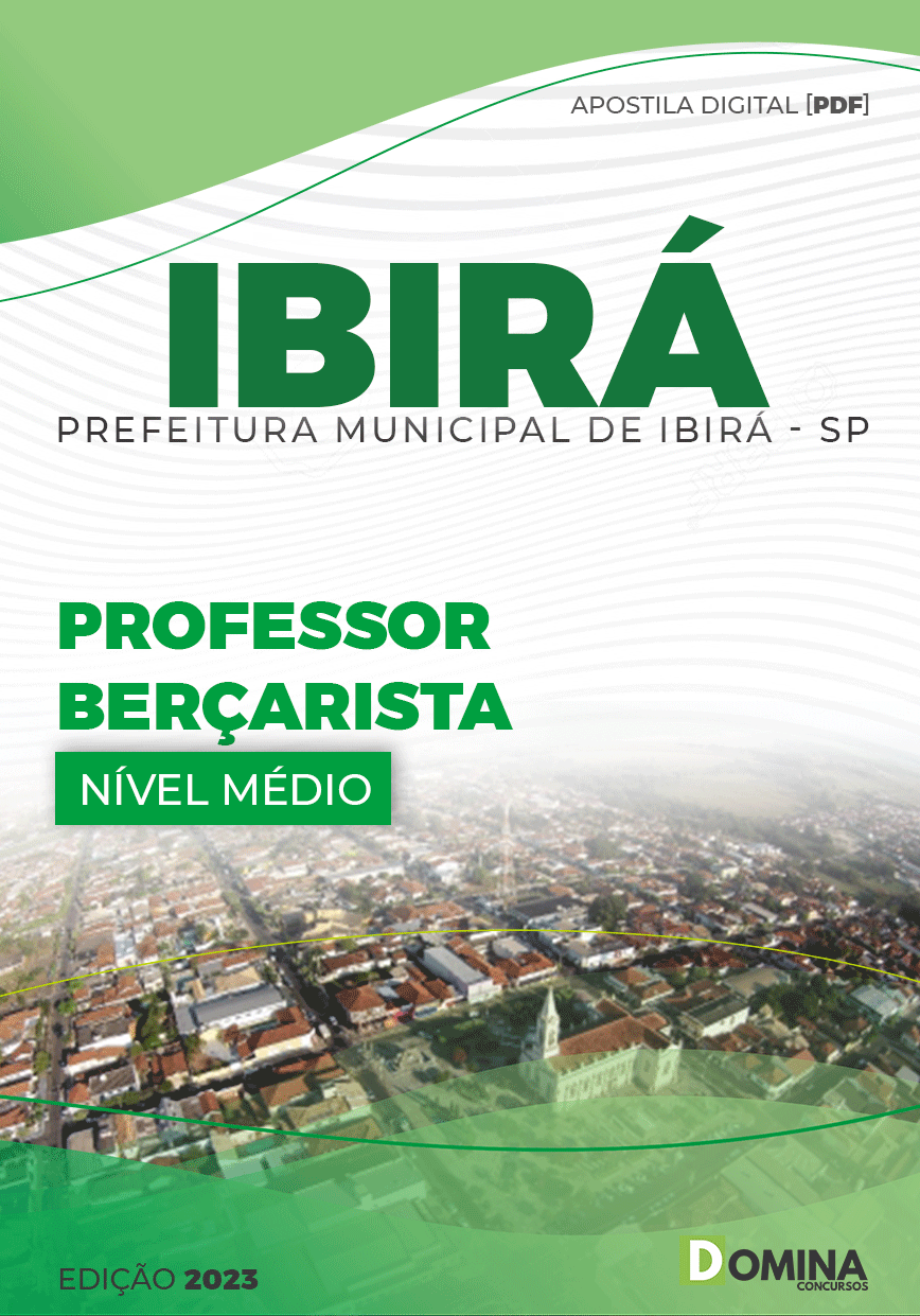 Apostila Concurso Pref Ibirá SP 2023 Professor Berçarista