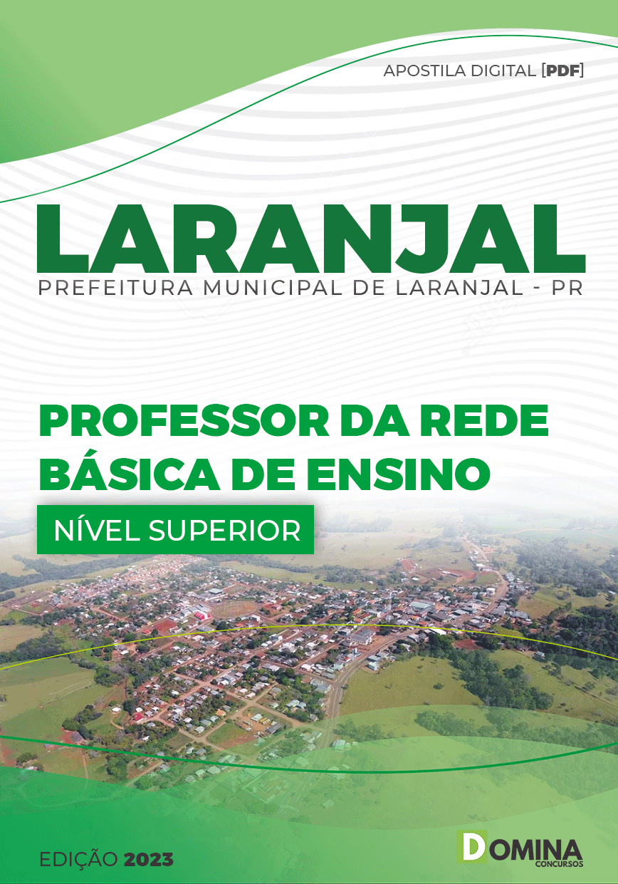Apostila Pref Laranjal PR 2023 Professor Rede Básico Ensino