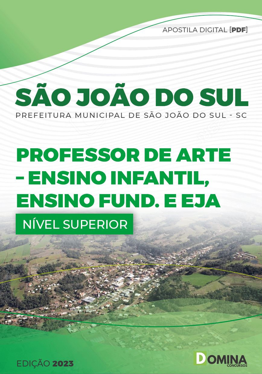 Apostila Pref São João Sul SC 2023 Professor Arte Infantil