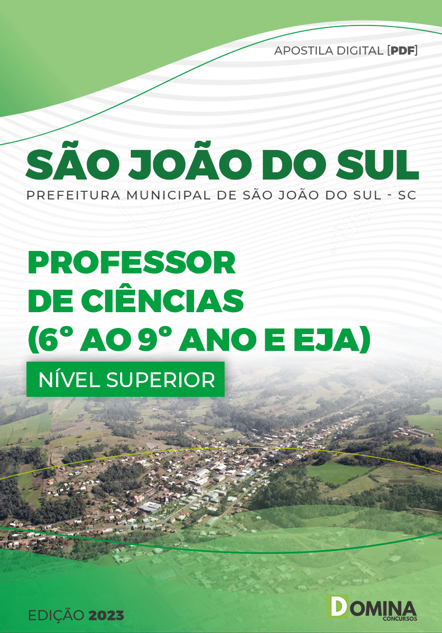 Apostila Pref São João Sul SC 2023 Professor Ciências