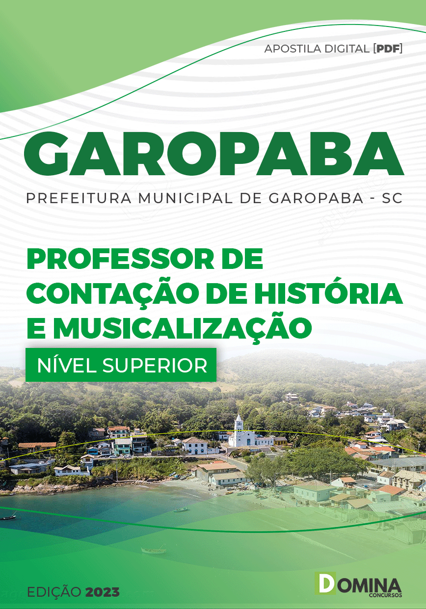 Apostila Pref Garopaba SC 2023 Professor Contação Musicalização