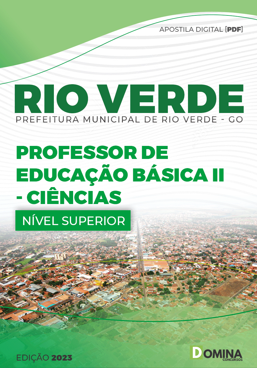 Apostila Pref Rio Verde GO 2023 Professor Educação Básica Ciências