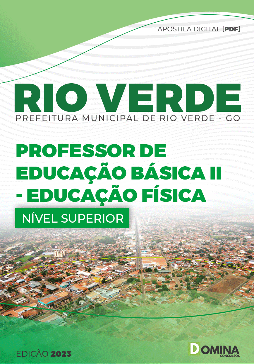 Apostila Pref Rio Verde GO 2023 Professor Educ Básica Educação Física
