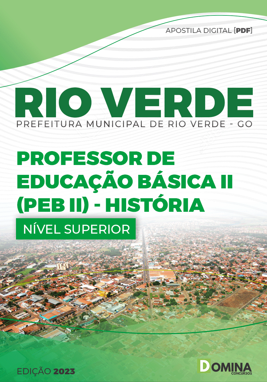 Apostila Pref Rio Verde GO 2023 Professor Educação Básica História
