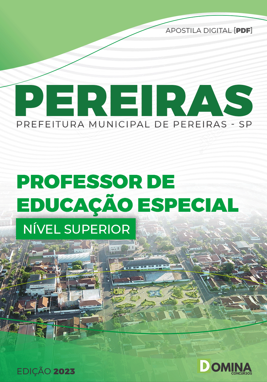Apostila Pref Pereiras SP 2023 Professor Educação Especial