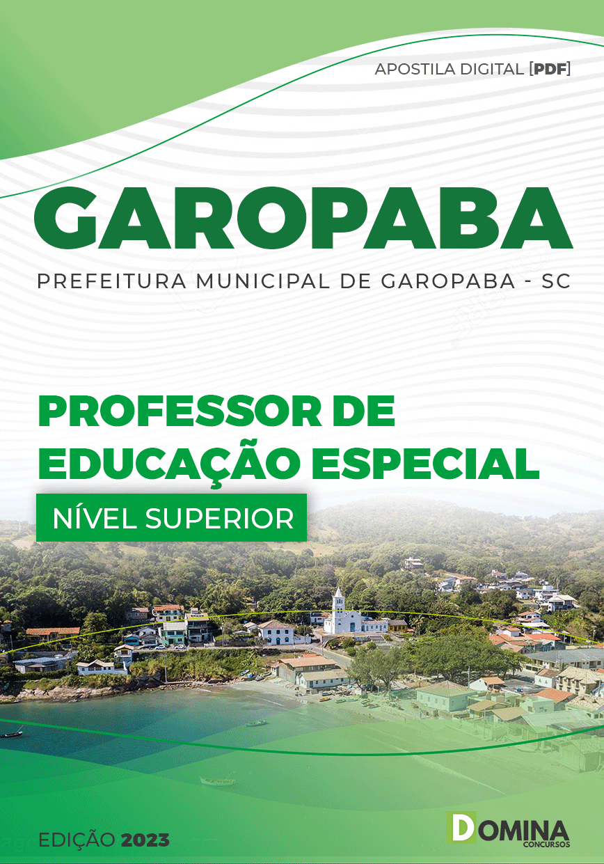 Apostila Pref Garopaba SC 2023 Professor Educação Especial