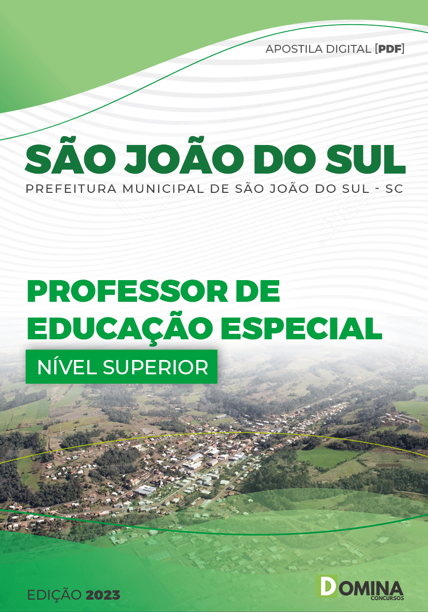 Apostila Pref São João Sul SC 2023 Professor Educação Especial