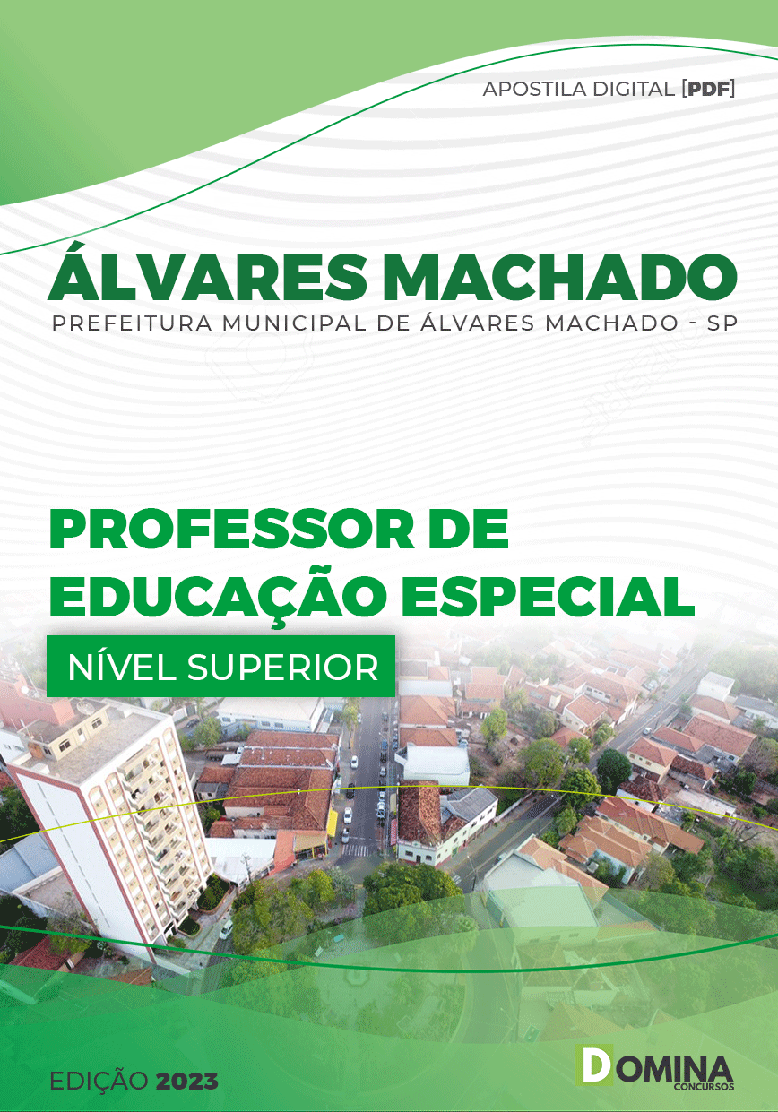Apostila Pref Álvares Machado SP 2023 Professor Educação Especial