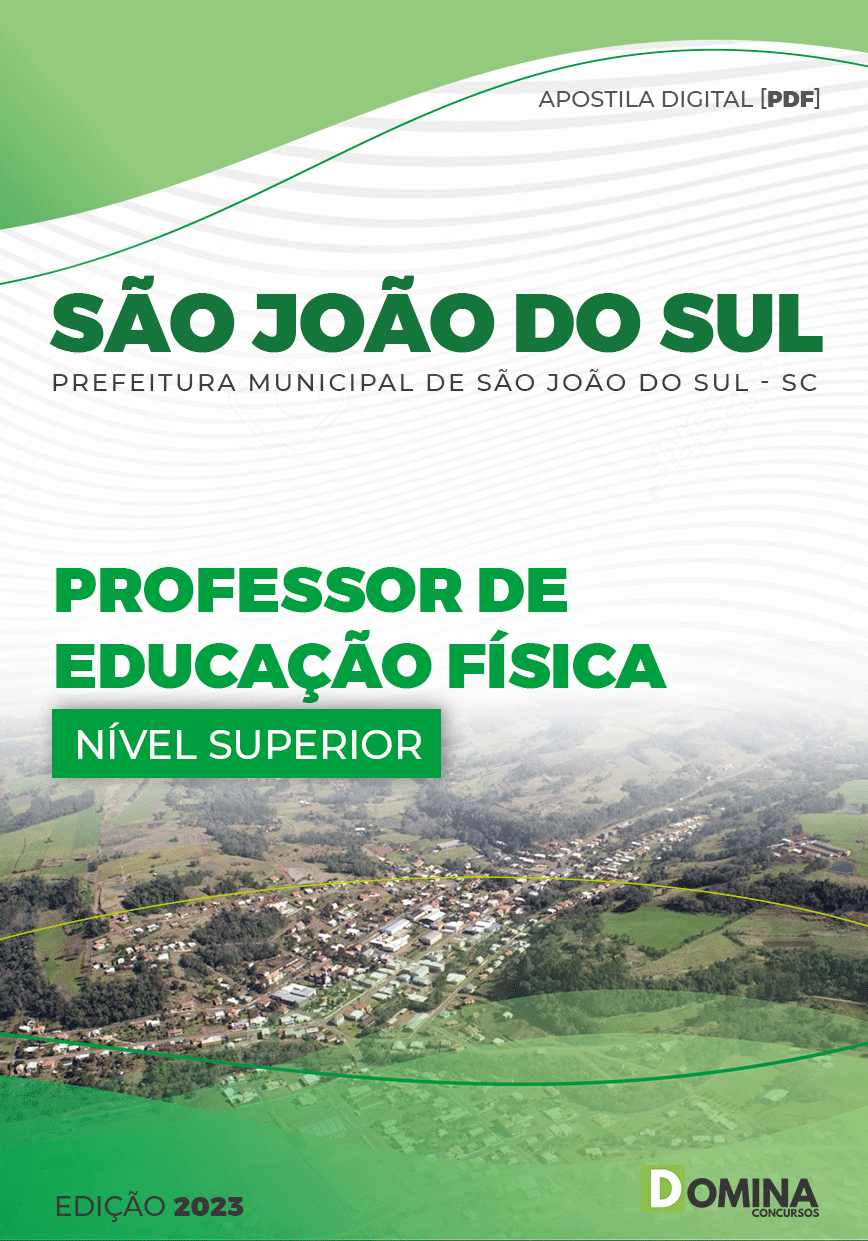 Apostila Pref São João Sul SC 2023 Professor Educação Física