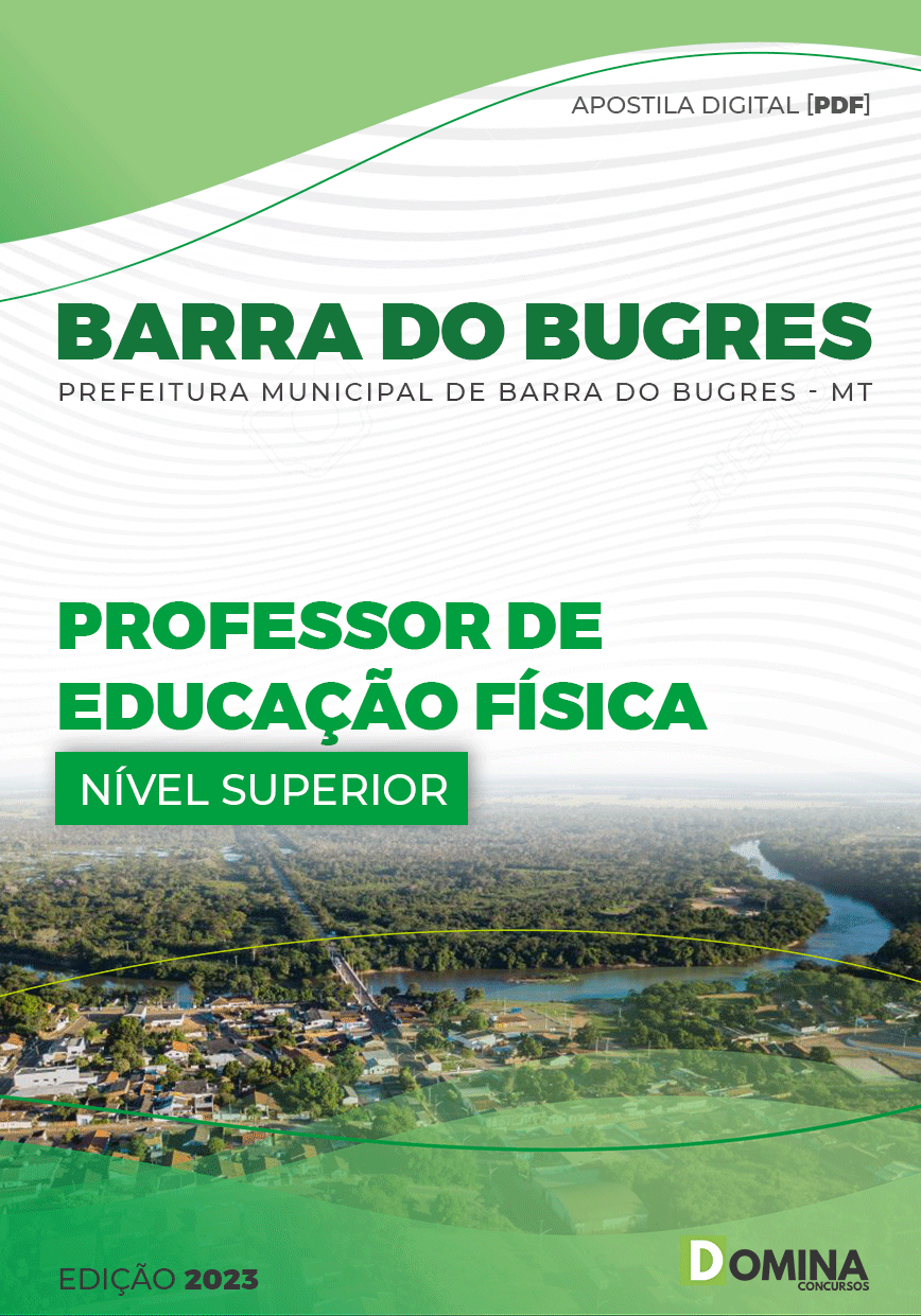 Apostila Pref Barra Bugres MT 2023 Professor Educação Física
