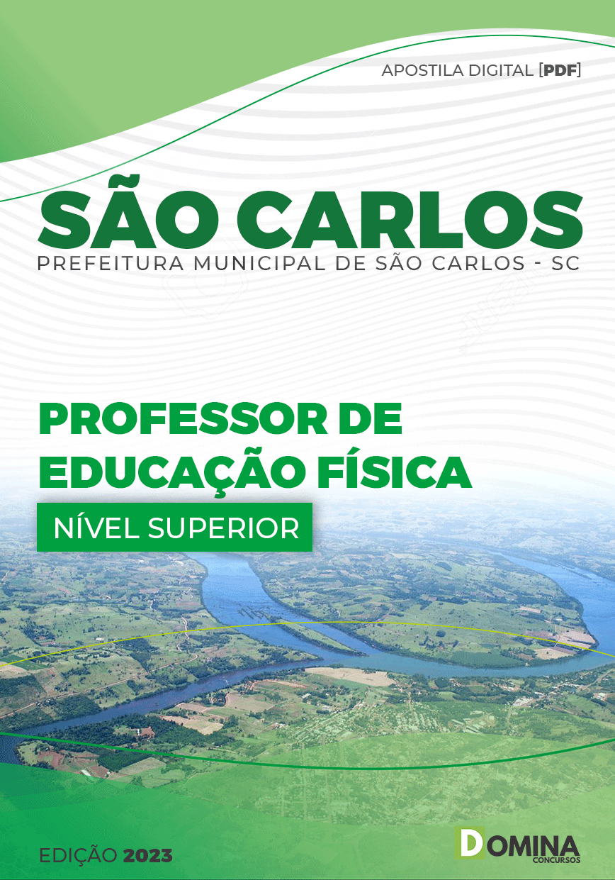 Apostila Pref São Carlos SC 2023 Professor Educação Física