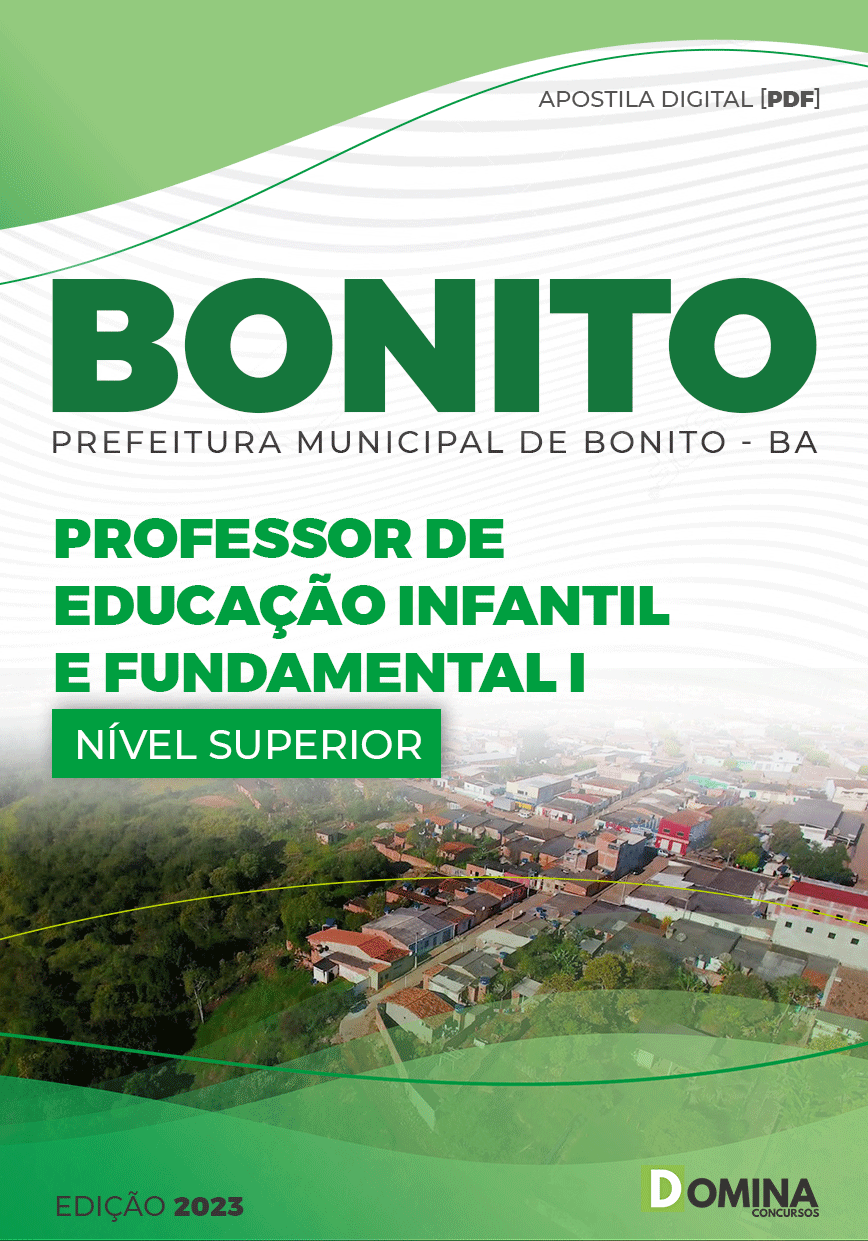 Apostila Pref Bonito BA 2023 Professor Educação Infantil Fundamental I