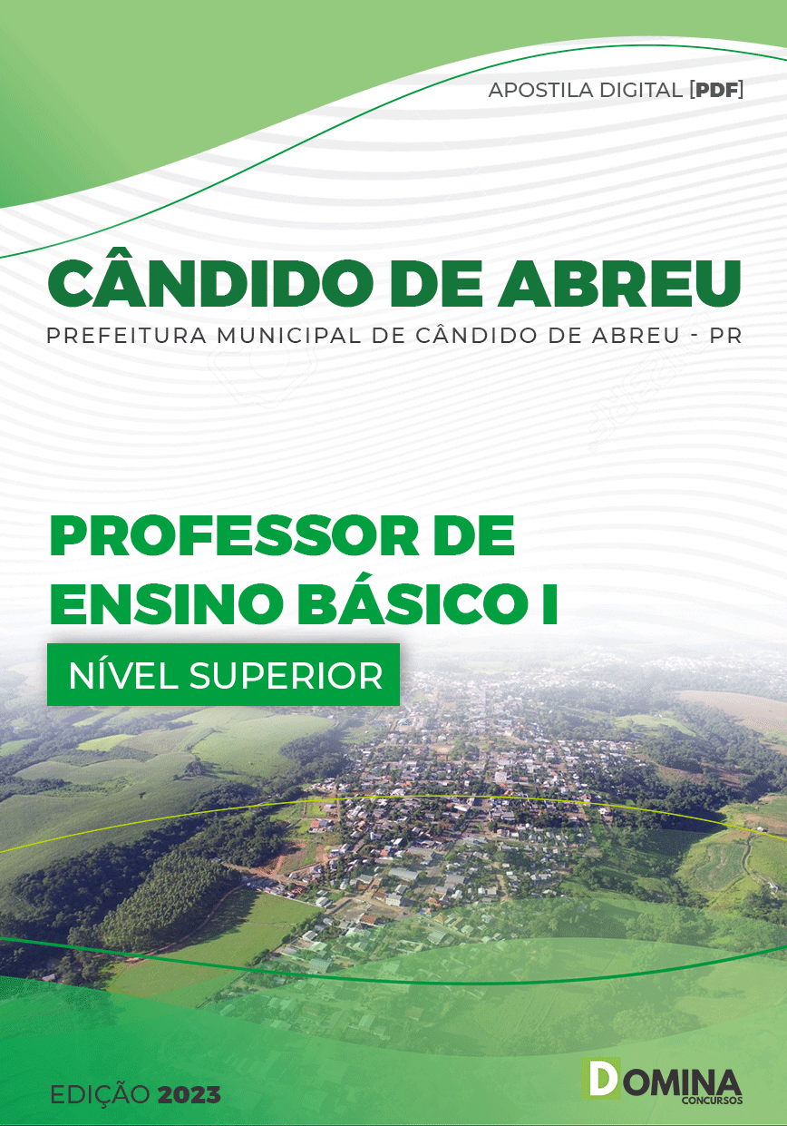 Apostila Pref Cândido de Abreu PR 2023 Professor Ensino Básico