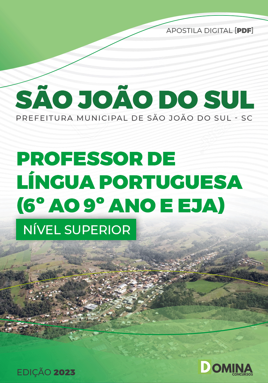 Apostila Pref São João Sul SC 2023 Professor Língua Portuguesa