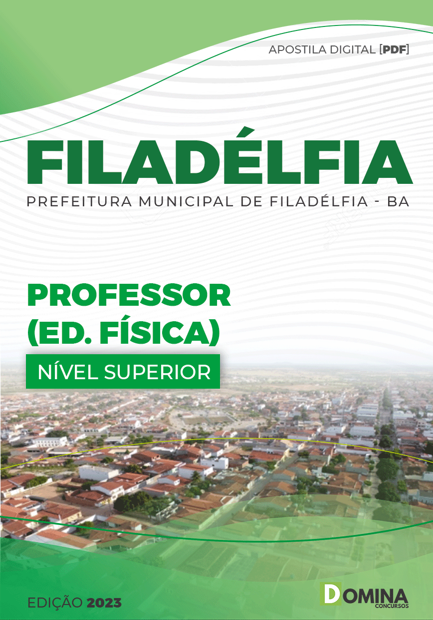 Apostila Pref Filadélfia BA 2023 Professor Educação Física